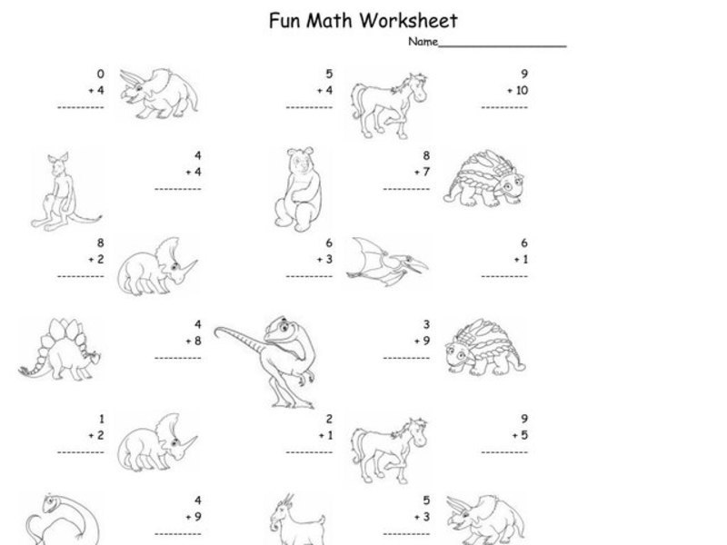 Fun Math  32 Worksheet