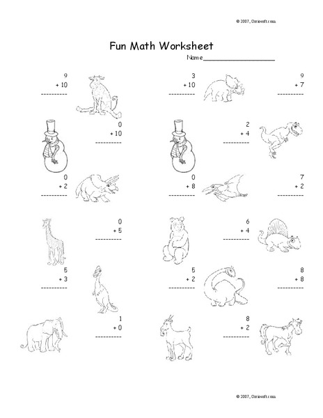 Fun Math 28 Worksheet