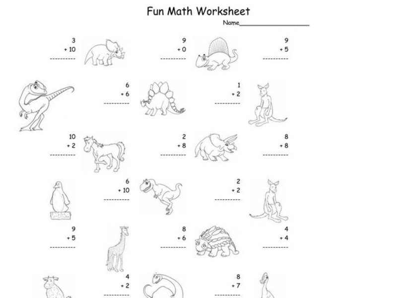 Fun Math 14 Worksheet