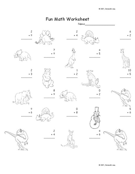 Fun Math 37 Worksheet
