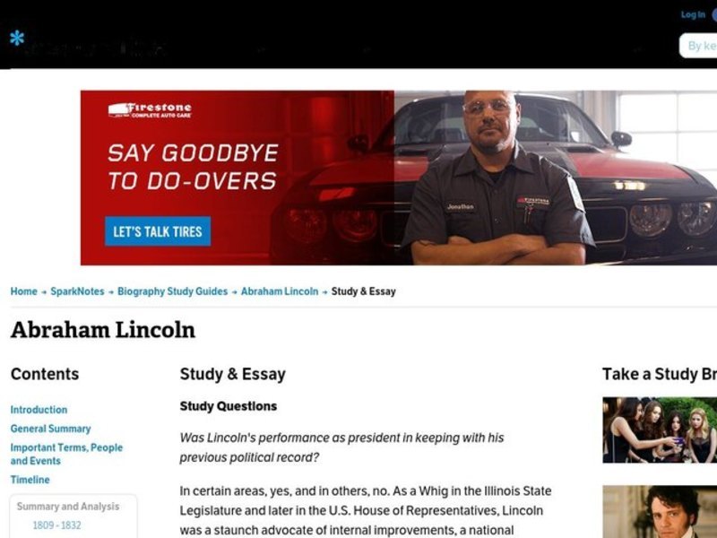 Abraham Lincoln Interactive