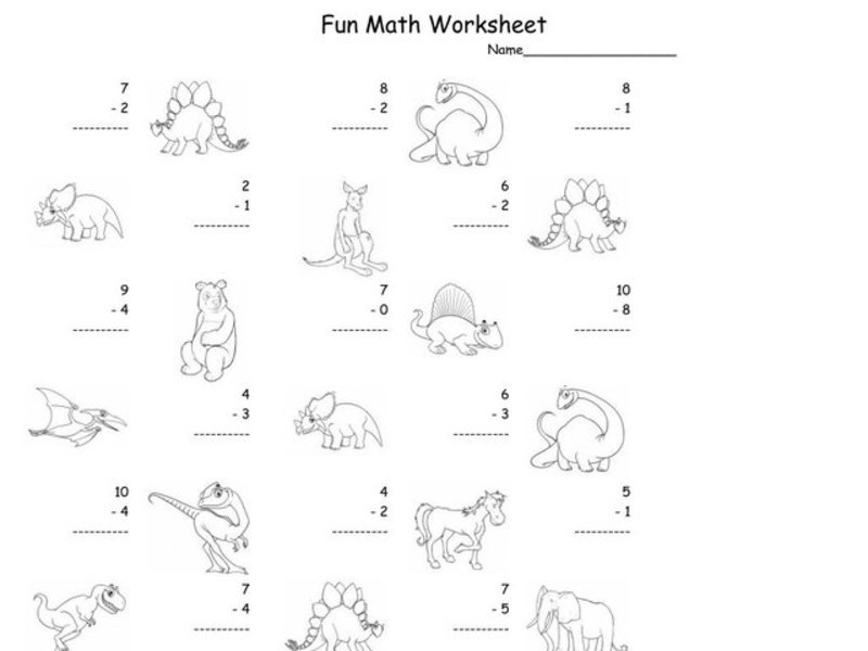 Fun Math 30 Worksheet