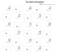 Fun Math 45 Worksheet