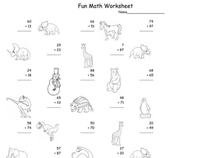 Fun Math 67 Worksheet