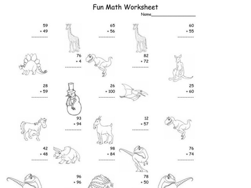 Fun Math 66 Worksheet