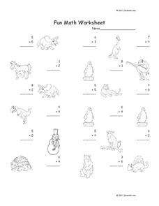 Fun Math Worksheet 23 Worksheet