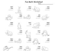 Fun Math 68 Worksheet