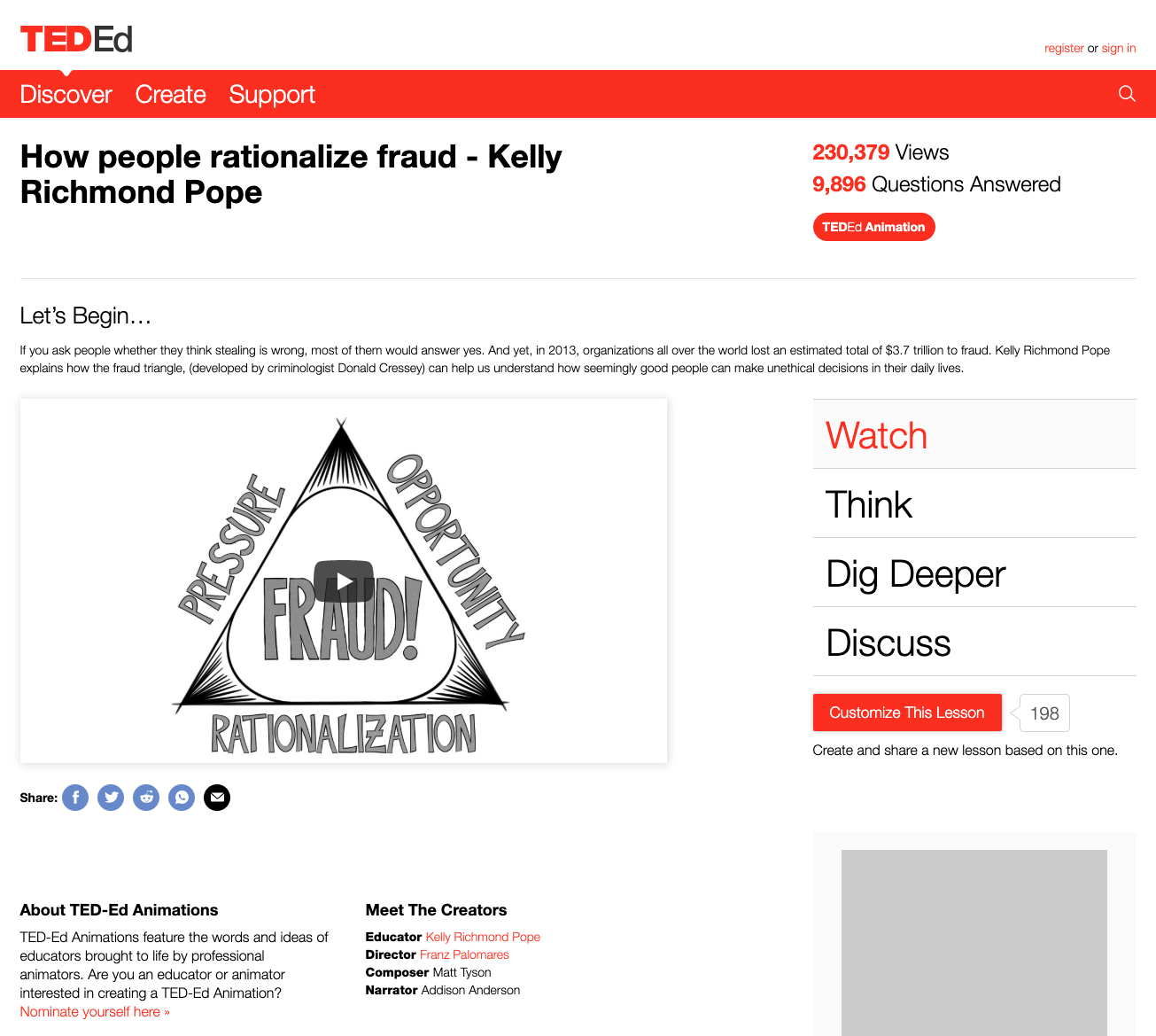 How People Rationalize Fraud Instructional Video