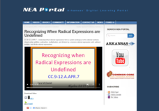 Recognizing When Radical Expressions are Undefined Instructional Video