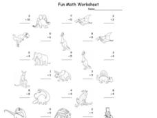 Fun Math Worksheet Worksheet