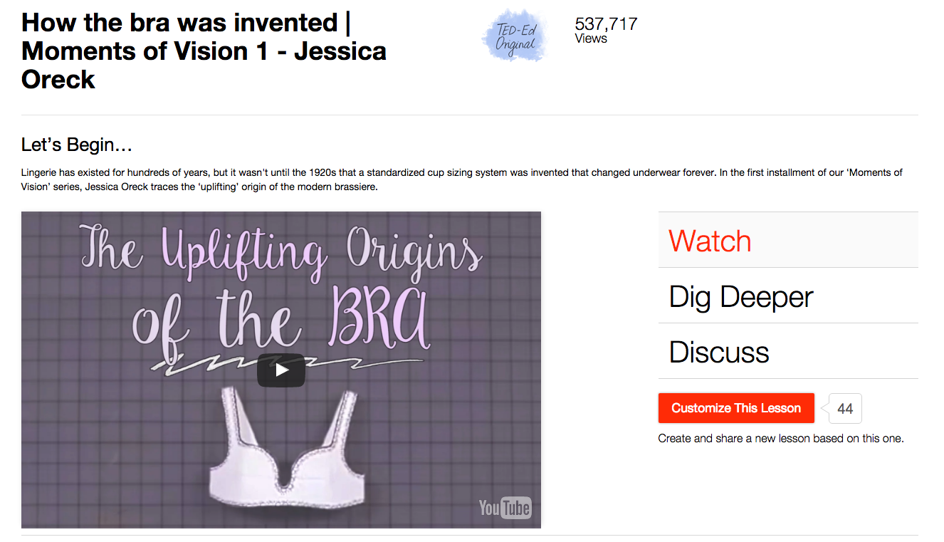 How the Bra Was Invented Instructional Video