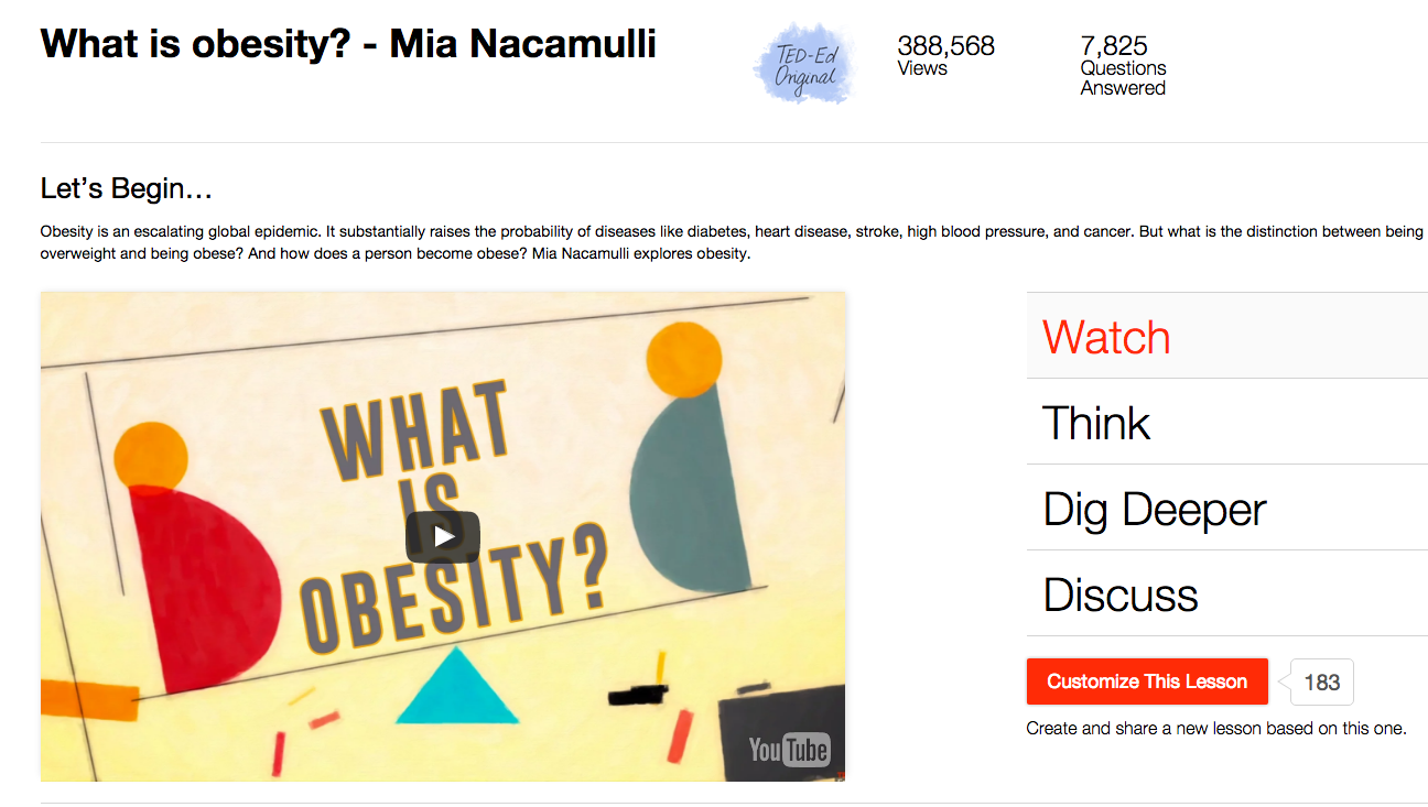 What is Obesity? Instructional Video