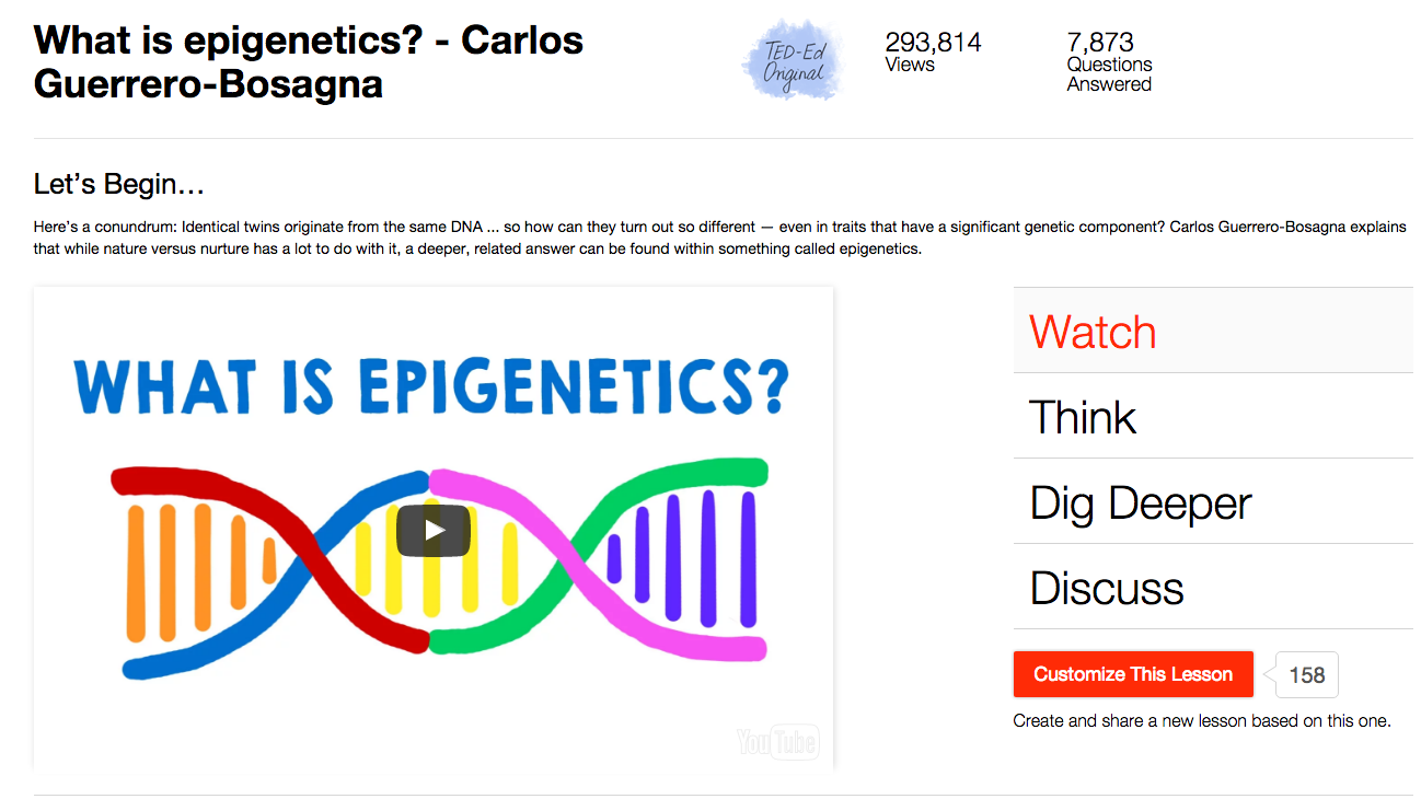 What is Epigenetics? Instructional Video
