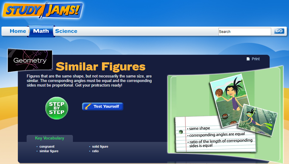Study Jams! Similar Figures Interactive