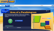 Study Jams! Area of a Parallelogram Interactive