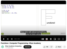 Functions, Computer Programming Instructional Video