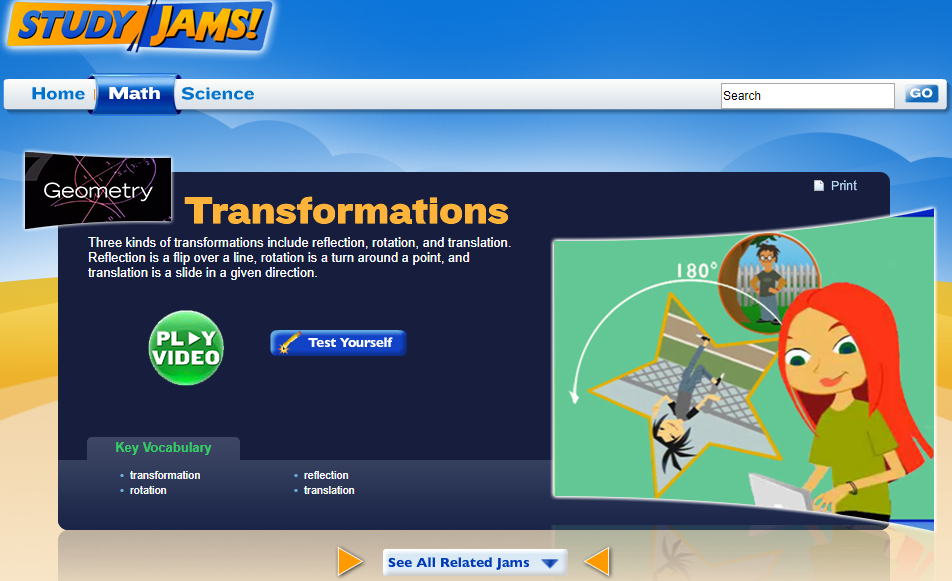 Study Jams! Transformations Interactive