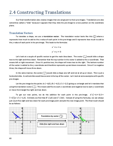 Constructing Translations Handout