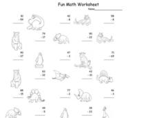 Fun Math Worksheet: Subtraction Worksheet