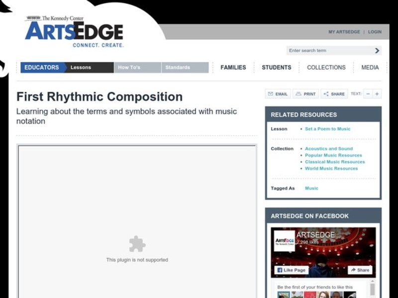 First Rhythmic Composition Lesson Plan
