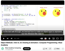 Object Methods, Intro to JS: Drawing & Animation, Computer Programming Instructional Video