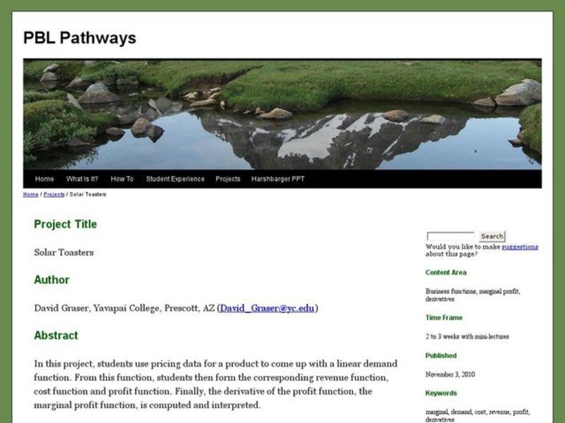 Solar Toasters Activity