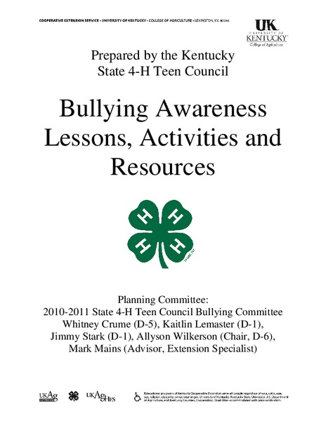Bullying Awareness Lessons, Activities and Resources Unit Plan