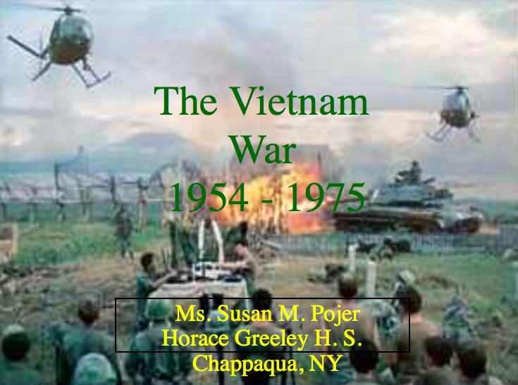 The Vietnam War 1954-1975 PPT