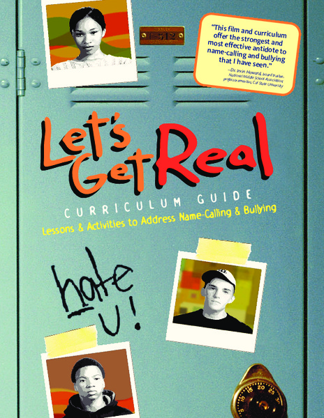Let's Get Real Curriculum Guide Unit Plan