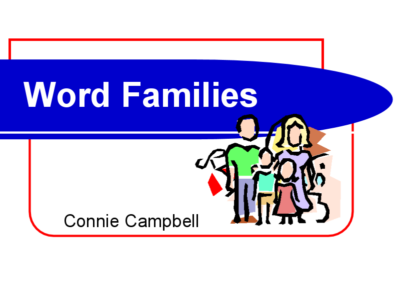 Word Families PPT