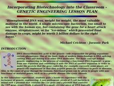 Genetic Engineering Lesson Plan