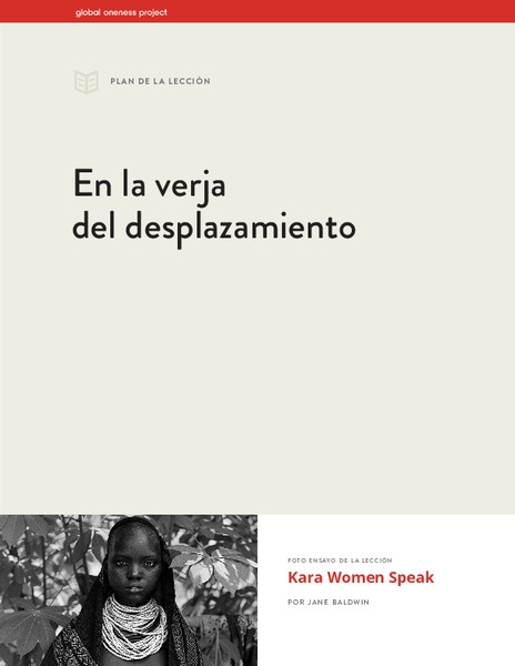 On the Verge of Displacement Lesson Plan