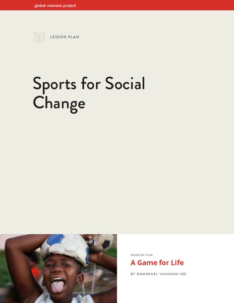 Sports for Social Change Lesson Plan