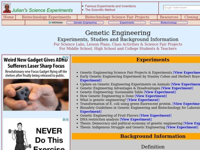 Genetic Engineering Lesson Plan