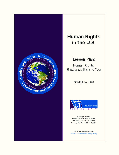 Human Rights in the U.S. Lesson Plan