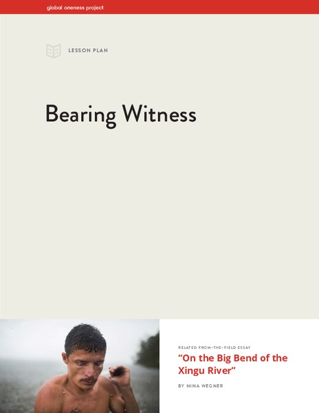 Bearing Witness Lesson Plan