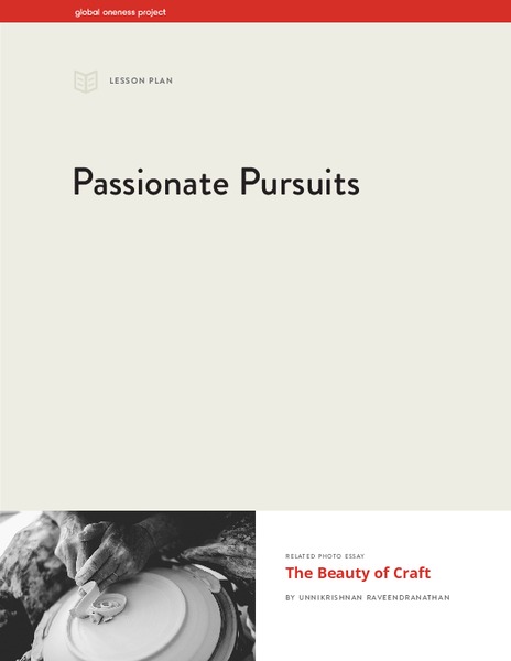 Passionate Pursuits Lesson Plan