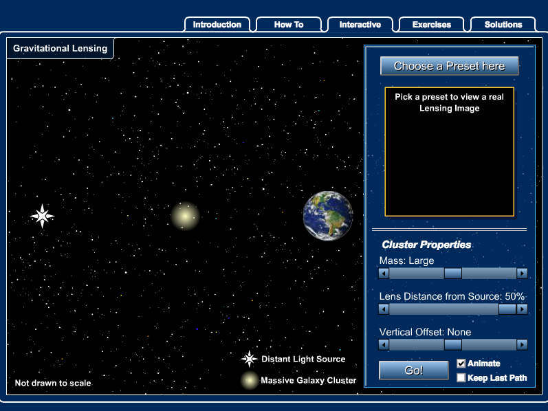 Gravitational Lensing Interactive Interactive