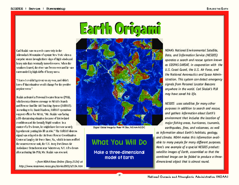 Earth Origami Activity