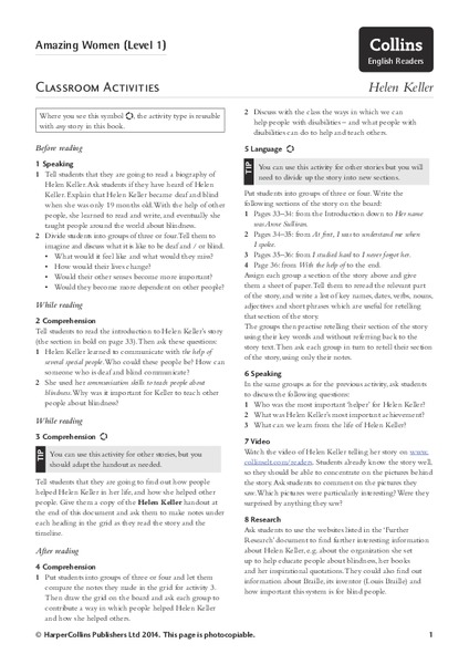 Amazing Women Activity