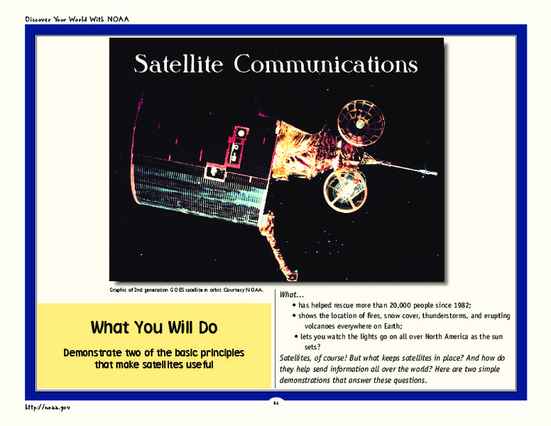 Satellite Communications Activity