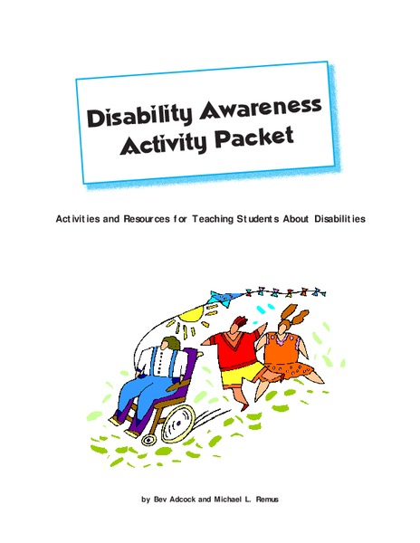 Disability Awareness Activity Packet Activity