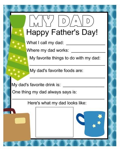 Father's Day Printables