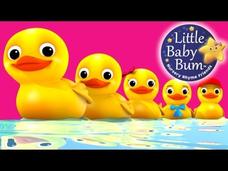 Numbers Song: Counting Five Little Ducks Instructional Video