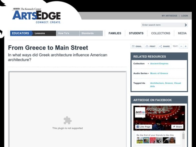 From Greece to Main Street Lesson Plan
