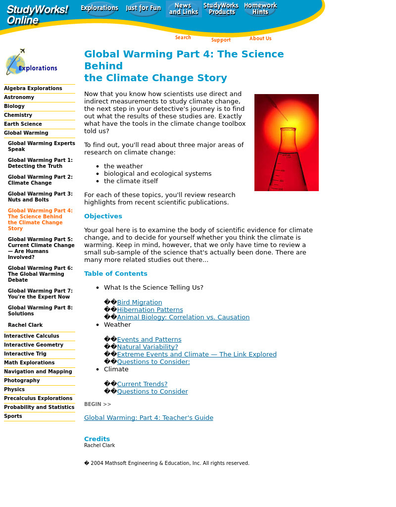 Global Warming Part 4: The Science Behind the Climate Change Story: Ozone Lesson Plan