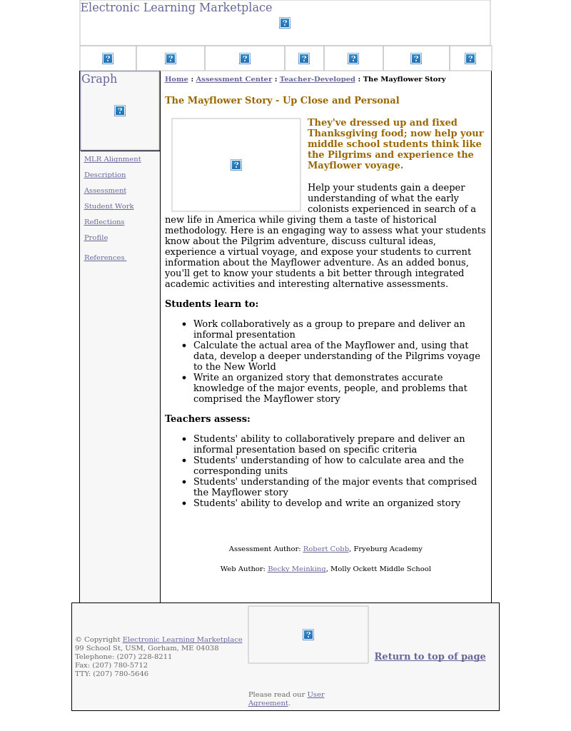 The Mayflower Story Up-Close and Personal Lesson Plan