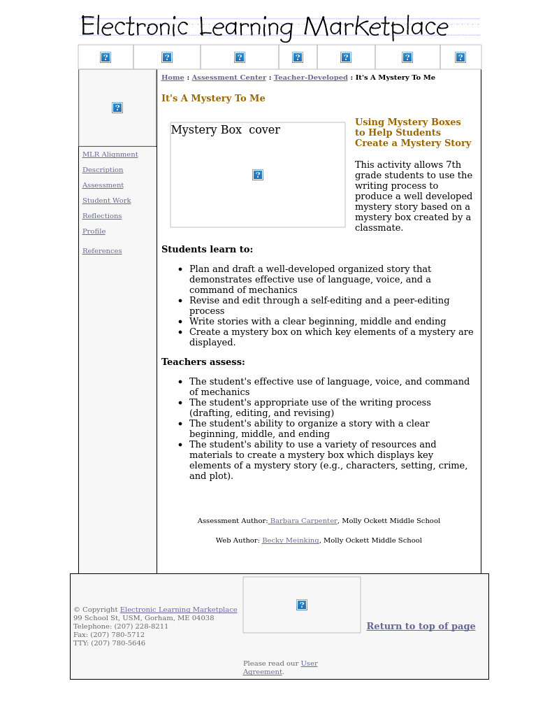 It's a Mystery to Me Lesson Plan