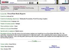 PowerPoint Book Reports Lesson Plan