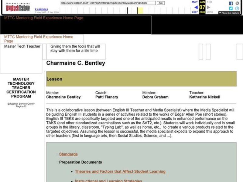 Poe ... in the Real World? Lesson Plan